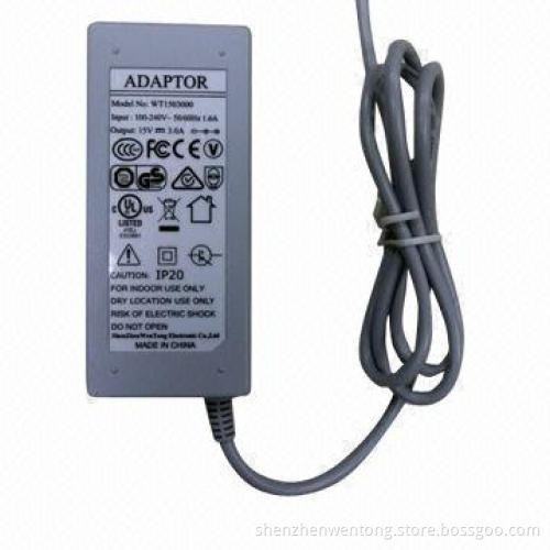 Input Laptop AC/DC Adapter with 100 to 240V AC Input Voltage and 48W Output Power